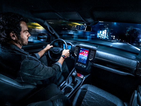 Painel Conectividade da Ford Ranger XLS